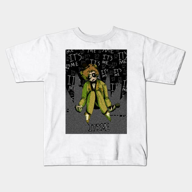 Golden Freddy Gijinka Kids T-Shirt by spaceagebarbie